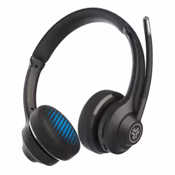 JLab Go Work Auricolare Con cavo e senza cavo A Padiglione Musica e Chiamate USB tipo-C Bluetooth Nero, Blu - Vista aggiuntiva 7