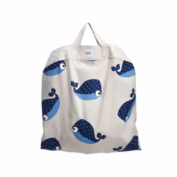 3 Sprouts Whale play mat bag Cotone Blu Tappetino da gioco per bambino - Vista aggiuntiva 4