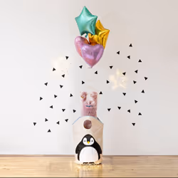 3 Sprouts SP3ULHPEN rangement de jouets Sac de rangement de jouets Autonome Noir, Naturel, Blanc