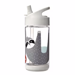 3 Sprouts sloth water, 355 ml, Uso quotidiano, Grigio, Trasparente, Polipropilene (PP), Silicone, Gomma termoplastica (TPR), ...