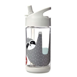 3 Sprouts sloth water Uso quotidiano 355 ml Polipropilene (PP), Silicone, Gomma termoplastica (TPR), Tritan Grigio, Trasparente