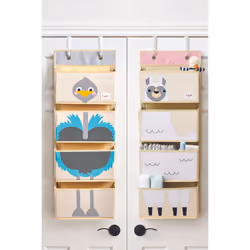 3 Sprouts SP3IWOOST Organisateur de stockage suspendu Polyester Bleu