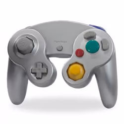 Hyperkin M05819-SL periferica di gioco Argento Gamepad Analogico GameCube, Nintendo Wii U