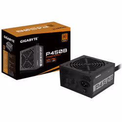 GIGABYTE P450B alimentatore per computer 450 W 20+4 pin ATX ATX Nero - Vista aggiuntiva 5