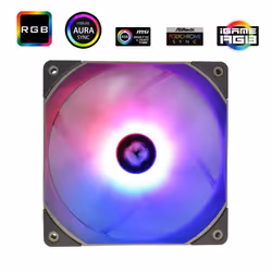 Thermalright TL-C14S ARGB Case per computer Raffreddatore d'aria 14 cm Nero 1 pz