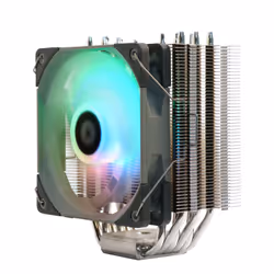 Thermalright Venomous Plus, Raffreddatore d'aria, 1500 Giri/min, Cromo, Grigio, Acciaio