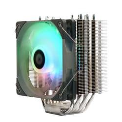 Thermalright Venomous Plus Processore Raffreddatore d'aria Cromo, Grigio, Acciaio 1 pz