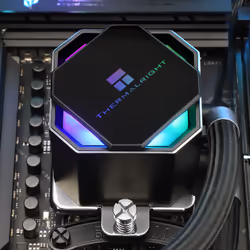 Thermalright Frozen Prism 360 BLACK Processore Ventilatore 12 cm Nero - Vista aggiuntiva 8