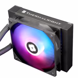 Thermalright AQUA ELITE 120 BLACK ARGB V3 sistema di raffreddamento per computer Processore Kit di raffreddamento a liquido 12 cm Nero 1 pz - Vista aggiuntiva 4