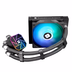 Thermalright AQUA ELITE 120 BLACK ARGB V3 sistema di raffreddamento per computer Processore Kit di raffreddamento a liquido 12 cm Nero 1 pz - Vista aggiuntiva 7