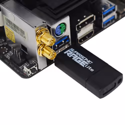 Patriot Memory Supersonic Rage Lite unità flash USB 64 GB USB tipo A 3.2 Gen 1 (3.1 Gen 1) Nero, Blu - Vista aggiuntiva 4
