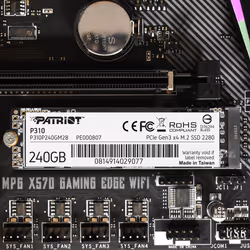 Patriot Memory P310 240 GB M.2 PCI Express 3.0 NVMe - Vista aggiuntiva 6
