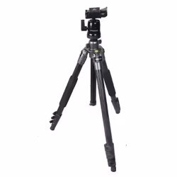 Polaroid 65" Carbon Fiber Tripod, 3 gamba/gambe, Nero, Grigio, 165,1 cm