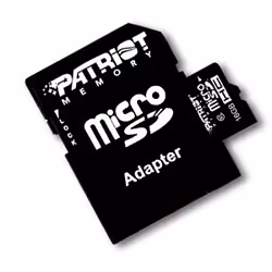Patriot Memory Flash Card 16GB, 16 GB, MicroSDHC, Nero