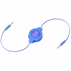 ReTrak EUCABLE35BU, 3.5mm, Maschio, 3.5mm, Maschio, 1,5 m, Blu