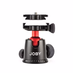 Joby BallHead 5K testa per treppiede Nero, Rosso Acrilonitrile butadiene stirene (ABS), Alluminio, Acciaio inox, Acciaio, Elastomero Termoplastico (TPE) 1/4" Palla (forma)