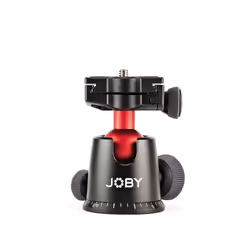Joby BallHead 5K testa per treppiede Nero, Rosso Acrilonitrile butadiene stirene (ABS), Alluminio, Acciaio inox, Acciaio, Elastomero Termoplastico (TPE) 1/4" Palla (forma)