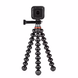 Joby GorillaPod 500 Action treppiede Action camera 3 gamba/gambe Nero, Rosso - Vista aggiuntiva 4