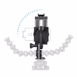 Joby GripTight PRO 2 testa per treppiede Nero Acrilonitrile butadiene stirene (ABS), Alluminio, Acciaio inox, Acciaio, Elastomero Termoplastico (TPE) 1/4" Panoramica - Vista aggiuntiva 4