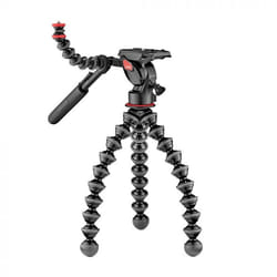 Joby GorillaPod 5K Video PRO treppiede Fotocamere digitali/film 3 gamba/gambe Nero, Rosso