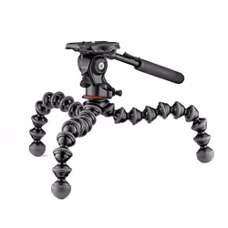 Joby GorillaPod 5K Video PRO treppiede Fotocamere digitali/film 3 gamba/gambe Nero, Rosso