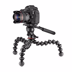 Joby GorillaPod 5K Video PRO treppiede Fotocamere digitali/film 3 gamba/gambe Nero, Rosso - Vista aggiuntiva 4