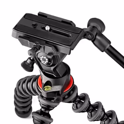Joby GorillaPod 5K Video PRO treppiede Fotocamere digitali/film 3 gamba/gambe Nero, Rosso - Vista aggiuntiva 6