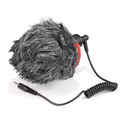 Joby JB01643-BWW microfono Nero, Rosso Microfono per fotocamera digitale - Vista aggiuntiva 2