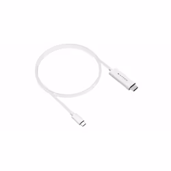 HYPER HD6007WHGL cavo HDMI 2,5 m USB-C HDMI tipo A (Standard) Bianco