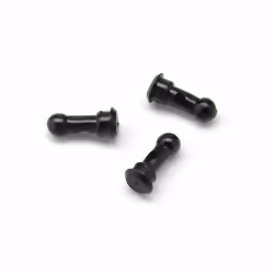 100% Forecast Tear-Off Pin Kit, nero