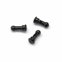 100% Forecast Tear-Off Pin Kit, nero