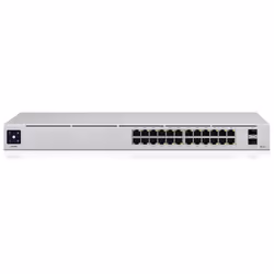 Ubiquiti UniFi 24-Port PoE Gestito L2/L3 Gigabit Ethernet (10/100/1000) Supporto Power over Ethernet (PoE) 1U Argento - Vista aggiuntiva 5
