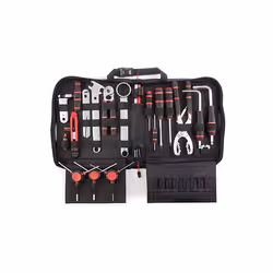 Feedback Sports TEAM EDITION, Attrezzo per biciclette, Set di attrezzi per bici, Nero, Rosso, Chiave esagonale, Chiave a peda ...
