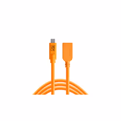 Tether Tools CUCA415-ORG, 4,6 m, USB C, USB A, USB 3.2 Gen 1 (3.1 Gen 1), Arancione