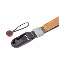 Peak Design Cuff tracolla Fotocamera Pelle, Nylon Beige, Verde - Vista aggiuntiva 5