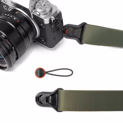 Peak Design Slide Lite tracolla Fotocamera Pelle, Nylon Verde - Vista aggiuntiva 4