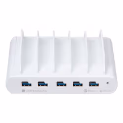 Compulocks 5 Ports USB Charging Dock Station Smartphone, Tablet Bianco AC Interno - Vista aggiuntiva 3