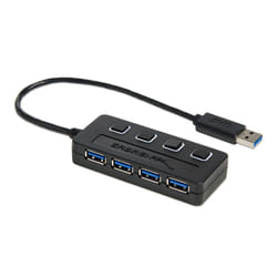 Sabrent HB-UM43 hub di interfaccia 5000 Mbit/s Nero