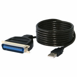 Sabrent CB-CN36 cavo parallelo Nero 1,8 m