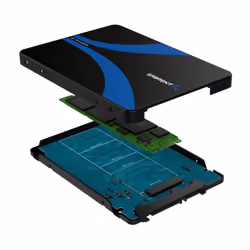 Sabrent EC-M2SA contenitore di unità di archiviazione Box esterno SSD Nero M.2