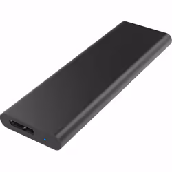Sabrent EC-M2MC, Box esterno SSD, M.2, M.2, 5 Gbit/s, Collegamento del dispositivo USB, Nero