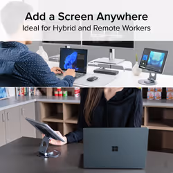 Plugable Technologies PT-STAND1 supporto per personal communication Supporto attivo Tablet/UMPC Nero