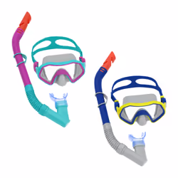 Bestway 24025 / 23, Bambino, Mezza maschera facciale, Snorkeling, Policarbonato, Policarbonato, Colori assortiti