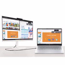 HP OmniStudio All-in-One Desktop 24-cv0015nl PC AMD Ryzen™ 5 220 60,5 cm (23.8") 1920 x 1080 Pixel 8 GB DDR5-SDRAM 512 GB SSD Windows 11 Home Wi-Fi 6 (802.11ax) Bianco - Vista aggiuntiva 6