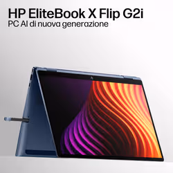 HP EliteBook X Flip G2i 14 inch Notebook Next Gen AI PC Wolf Pro Security Edition Copilot+ PC Intel Core Ultra 5 325 Ibrido (2 in 1) 35,6 cm (14") Touch screen WUXGA 16 GB LPDDR5x-SDRAM 512 GB SSD Wi-Fi 7 (802.11be) Windows 11 Pro Blu - Vista aggiuntiva 4