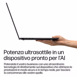 HP EliteBook X G2i 14 inch Notebook Next Gen AI PC Wolf Pro Security Edition Copilot+ PC Computer portatile 35,6 cm (14") 3K 32 GB LPDDR5x-SDRAM 1 TB SSD Wi-Fi 7 (802.11be) Windows 11 Pro - Vista aggiuntiva 7