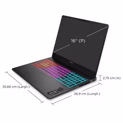 HP OMEN MAX Gaming Laptop 16-ah0002nlx Intel Core Ultra 7 255HX 40,6 cm (16") WQXGA 16 GB DDR5-SDRAM NVIDIA GeForce RTX 5070 Wi-Fi 6E (802.11ax) Windows 11 Home AI PC Nero - Vista aggiuntiva 5