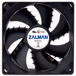 Zalman ZM-F2 PLUS(SF), Ventilatore, 9,2 cm, 1500 Giri/min, Nero
