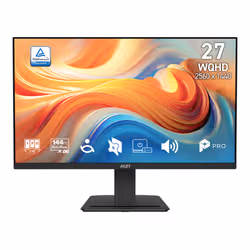 MSI Pro MP273Q E14 Monitor PC 68,6 cm (27") 2560 x 1440 Pixel Wide Quad HD Nero - Vista aggiuntiva 2