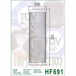 Hiflofiltro Filtro olio - HF691